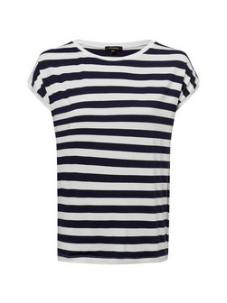 Artikelbild Damen T-Shirt von More & More in marine weiß gestreift