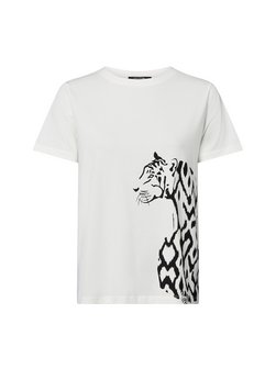 Artikelbild Damen T-Shirt von comma in ecru schwarz bedruckt