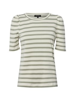 Artikelbild Damen T-Shirt von Marie Lund in lind ecru gestreift