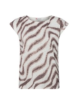 Artikelbild Damen T-Shirt von Street One in beige braun gemustert