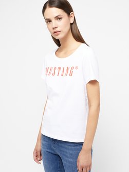 Artikelbild Damen T-Shirt von Mustang in weiß uni