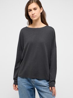 Artikelbild Damen T-Shirt von Mustang in schwarz uni