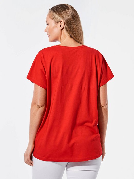 Damen T-Shirts uni - Kurzgöße