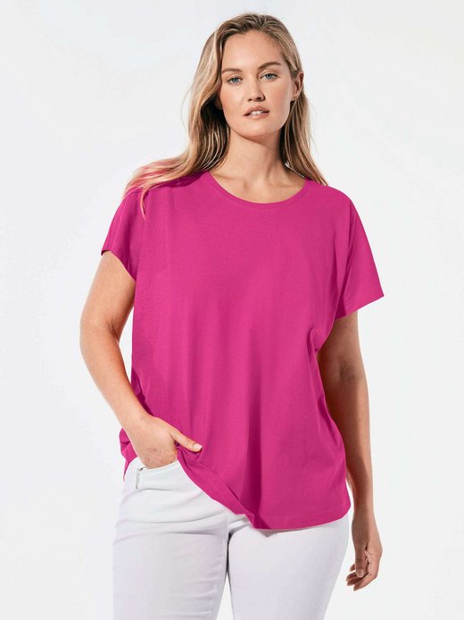 Damen T-Shirts uni - Kurzgöße