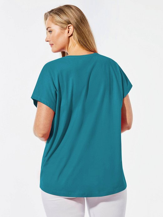 Damen T-Shirts uni - Kurzgöße