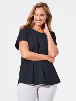 Damen T-Shirts uni - Kurzgöße