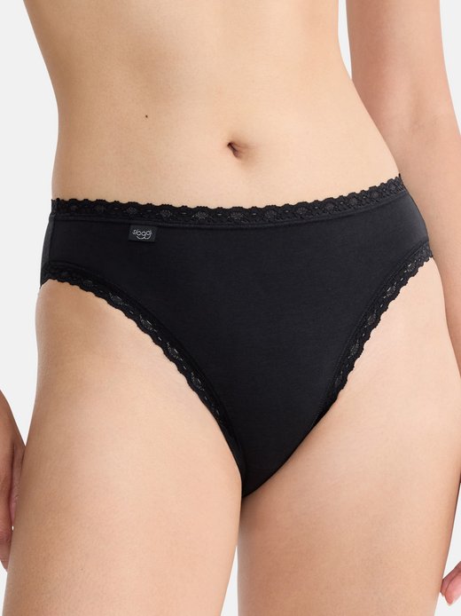 Damen Tai Slip - 9er Pack 24/7 Cotton Lace