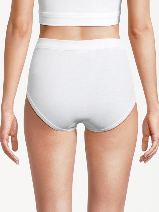 Damen Taillen Slip - 6er Pack Feinripp