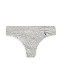 Artikelbild Damen Tanga  -  Club Cotton von Polo Ralph Lauren in grau uni