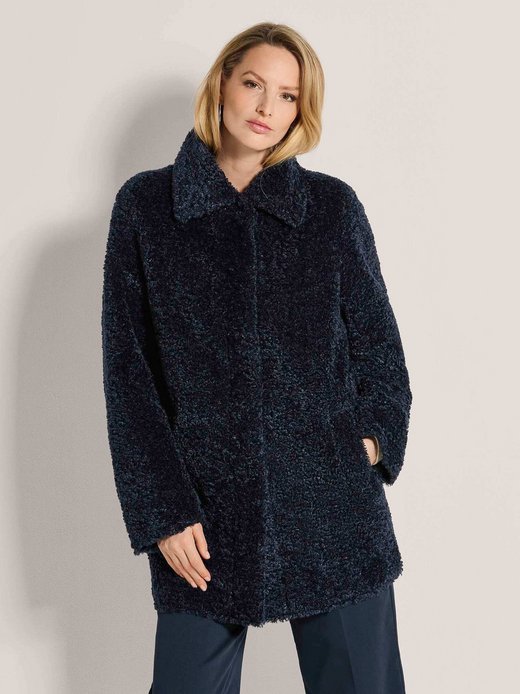 Damen Teddy-Mantel