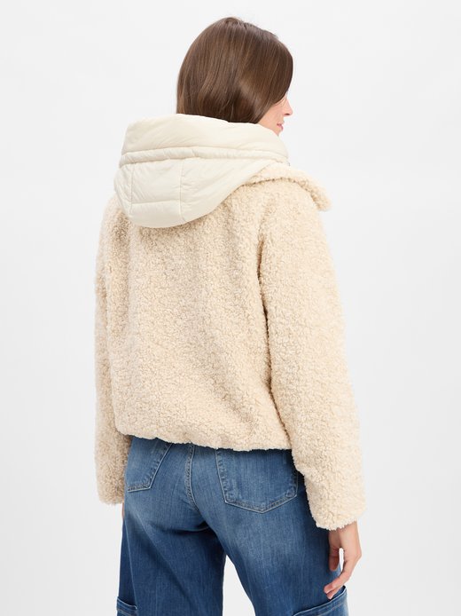 Damen Teddyfell-Jacke