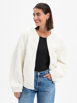 Damen Teddyfell-Jacke