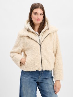 Damen Teddyfell-Jacke