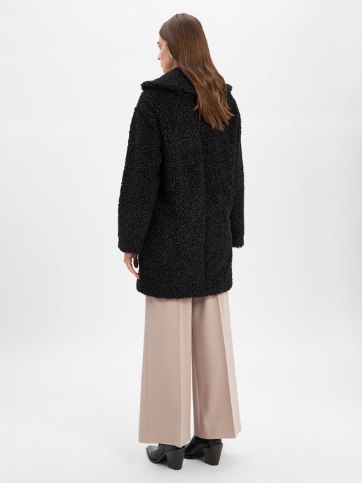 Damen Teddyfell-Mantel - Mimina