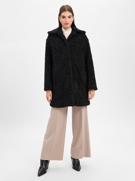 Damen Teddyfell-Mantel - Mimina