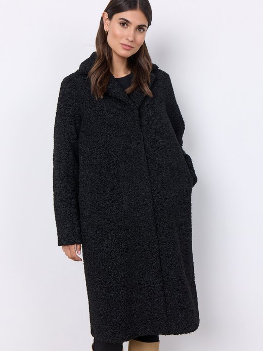 Damen Teddyfell-Mantel - Mukite