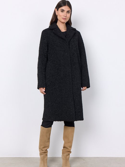 Damen Teddyfell-Mantel - Mukite