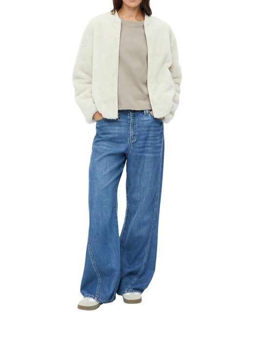 Damen Teddyfell-Wendejacke
