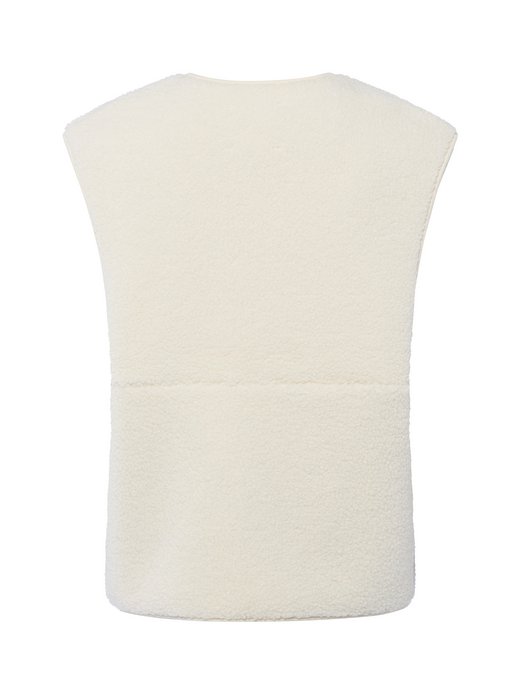 Damen Teddyfell-Weste - Uliv