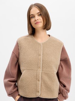 Damen Teddyfell-Weste - Vera