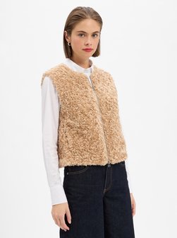 Damen Teddyfell-Weste - Wahida