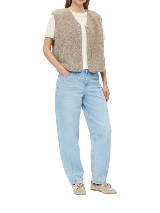 Damen Teddyfell-Weste
