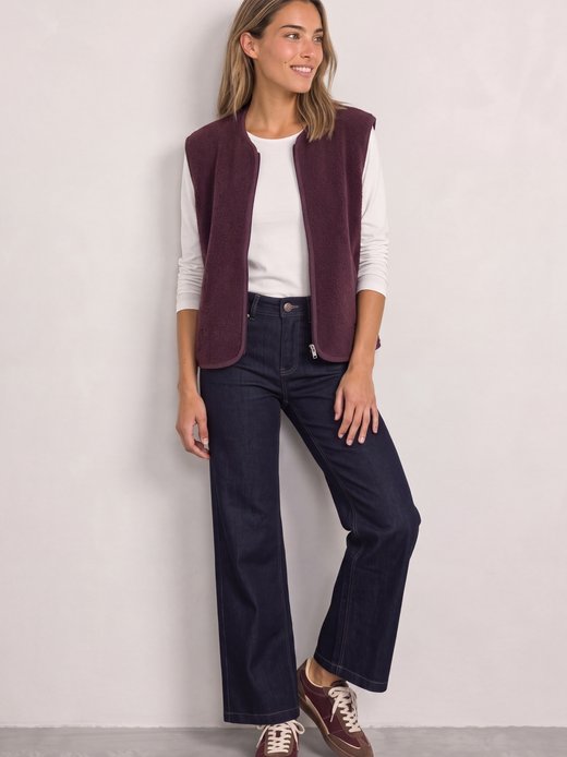 Damen Teddyfell-Weste