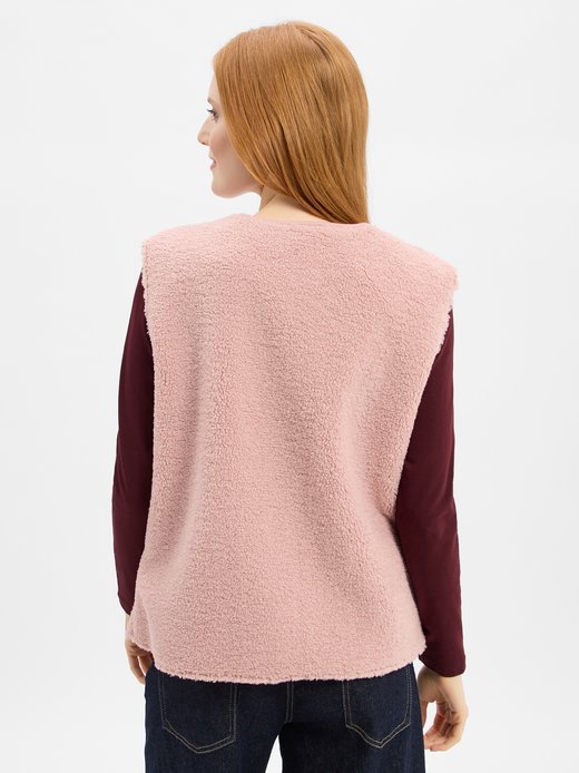 Damen Teddyfell-Weste