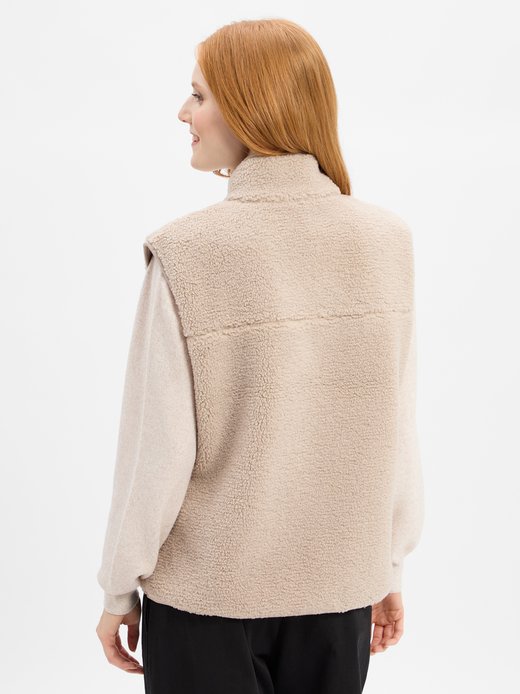 Damen Teddyfell-Weste