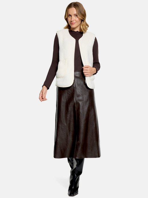 Damen Teddyfell-Weste