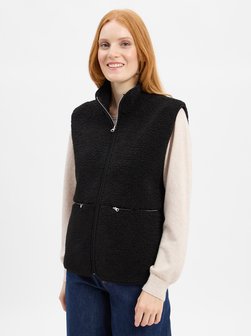 Damen Teddyfell-Weste