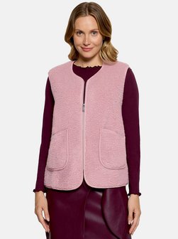 Damen Teddyfell-Weste