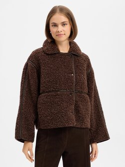 Damen Teddyfelljacke - Castor