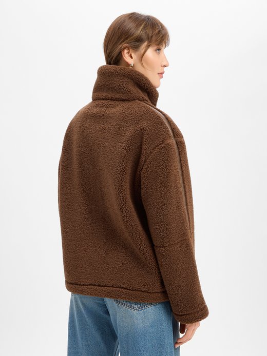 Damen Teddyfelljacke