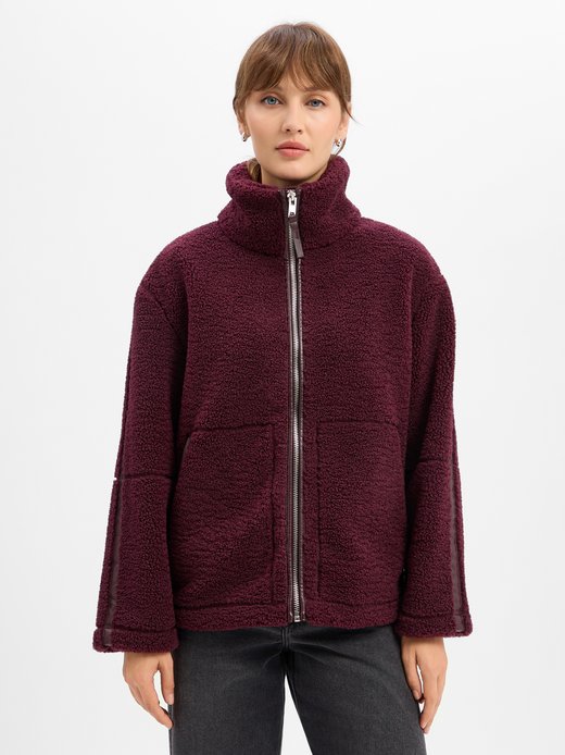 Damen Teddyfelljacke