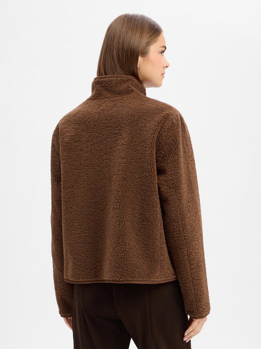 Damen Teddyfelljacke