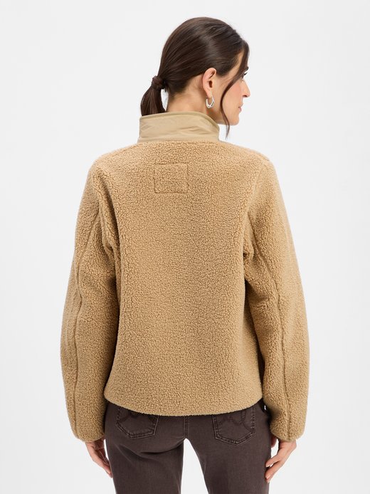 Damen Teddyfelljacke