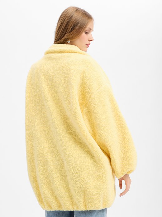 Damen Teddyfelljacke