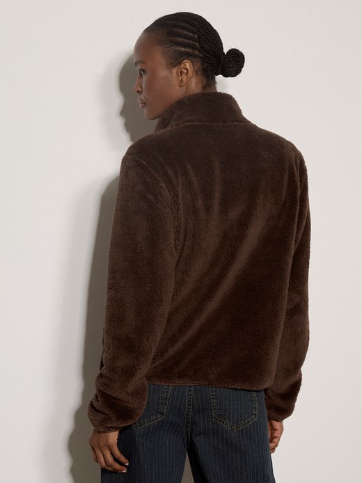 Damen Teddyfelljacke