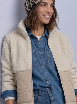 Damen Teddyfelljacke