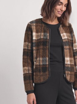 Damen Teddyfelljacke
