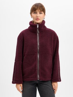 Damen Teddyfelljacke
