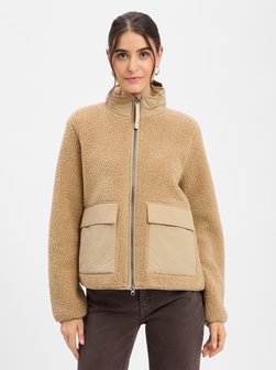 Damen Teddyfelljacke