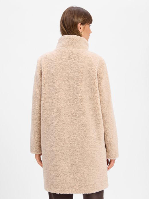 Damen Teddyfellmantel