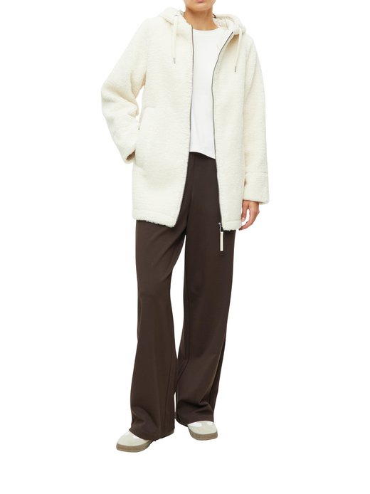 Damen Teddymantel