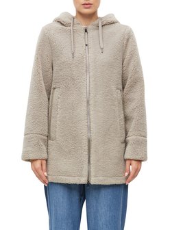 Damen Teddymantel