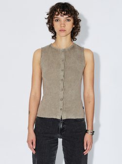 Damen Top – DRDENIMLILJA Rib