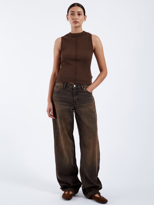 Damen Top – Deia Waffle Top