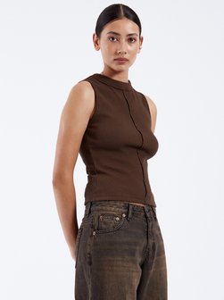 Damen Top – Deia Waffle Top