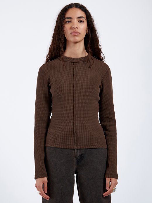 Damen Top – Stella Waffle Top
